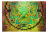 Papier Peint - Mandala Emerald Fantasy - Intissé
