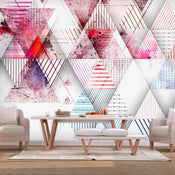 Papier Peint - Triangular World - Intissé