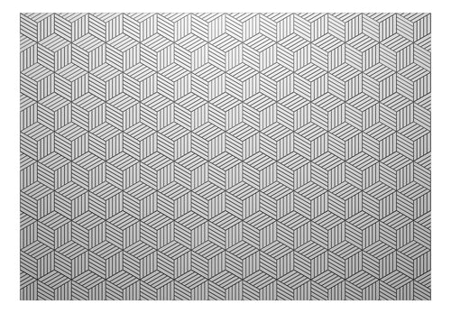 Papier Peint - Hexagons in Detail - Intissé