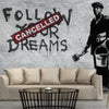 Papier Peint - Dreams Cancelled Banksy - Intissé