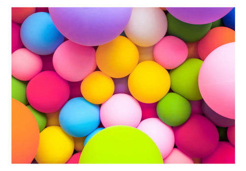 Papier Peint - Colourful Balls - Intissé