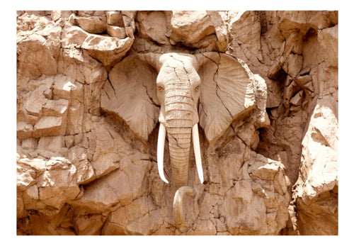 Papier Peint - Stone Elephant South Africa - Intissé