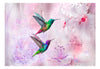 Papier Peint - Colourful Hummingbirds Purple - Intissé