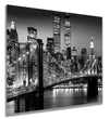 GBeye New York Manhattan Black Panneau Déco 90x60cm