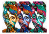 Papier Peint - Colorful Faces - Intissé