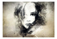 Papier Peint - Mysterious Girl 300x210cm - Intissé
