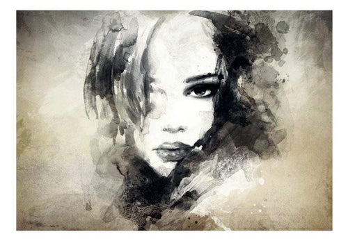 Papier Peint - Mysterious Girl 200x140cm - Intissé