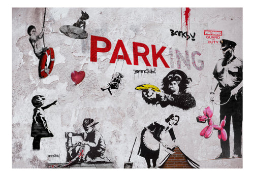 Papier Peint - Banksy Graffiti Diveristy - Intissé