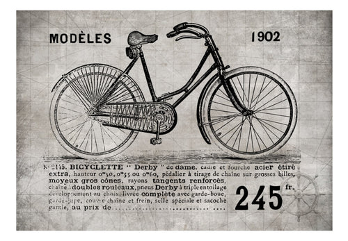 Papier Peint - Bicycle Vintage - Intissé