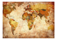 Papier Peint - Old World Map 200x140cm - Intissé