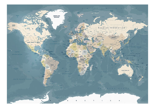 Papier Peint - Vintage World Map - Intissé