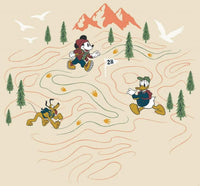 Komar Mickey Meets the Mountain Papier Peint Intissé 300x280cm 6 bandes | Yourdecoration.fr