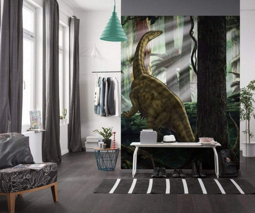 Komar Riojasaurus Forest Papier Peint Intissé 250x280cm 5 bandes ambiance | Yourdecoration.fr
