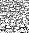 Komar Star Wars Stormtrooper Swarm Papier Peint Intissé 250x280cm 5 bandes | Yourdecoration.fr