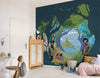 Komar Tangled Papier Peint Intissé 350x280cm 7 bandes ambiance | Yourdecoration.fr