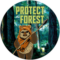 Komar Intisse Papier Peint Dd1 015 Star Wars Protect The Forest | Yourdecoration.fr