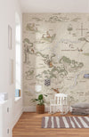 Komar Intisse Papier Peint Iadx4 042 Winnie The Pooh Map Interieur | Yourdecoration.fr