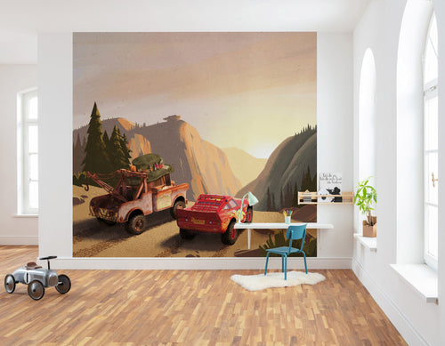 Komar Intisse Papier Peint Iadx6 032 Cars Sundown Interieur | Yourdecoration.fr