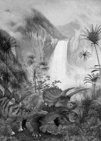 Komar Intisse Papier Peint Iax4 0020 Jurassic Waterfall | Yourdecoration.fr