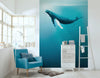 Komar Intisse Papier Peint Iax4 0045 Artsy Humpback Whale Interieur | Yourdecoration.fr
