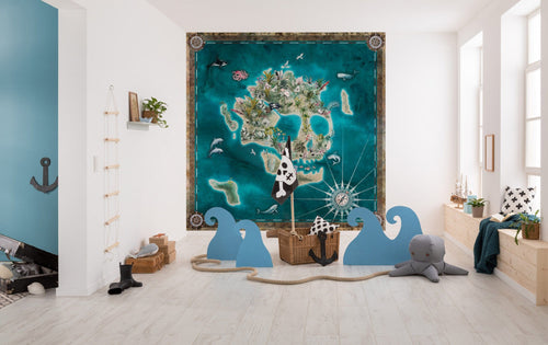 Komar Intisse Papier Peint Iax5 0024 Skull Island Interieur | Yourdecoration.fr