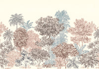 Komar Intisse Papier Peint Inx8 024 Painted Trees | Yourdecoration.fr