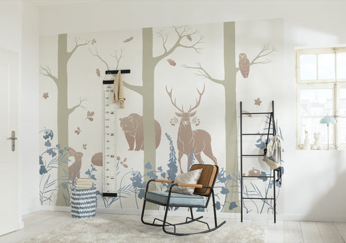 Komar Intisse Papier Peint Inx8 065 Forest Animals Interieur | Yourdecoration.fr