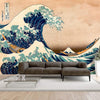 Papier Peint - Hokusai The Great Wave off Kanagawa Reproduction 200x140cm - Intissé