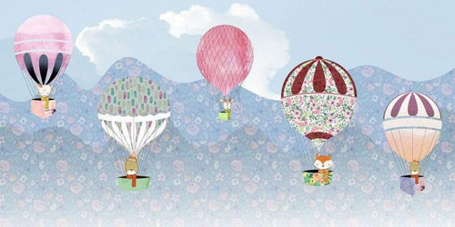 Komar Happy Balloon Papier Peint Intissé 500x250cm 5 bandes | Yourdecoration.fr