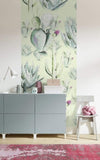 Komar Cactus Green Papier Peint Intissé 100x250cm 1 bande ambiance | Yourdecoration.fr