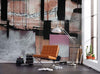 Komar Squares Dropping Papier Peint Intissé 500x280cm 5 bandes ambiance | Yourdecoration.fr