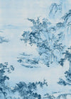 Komar Blue China Papier Peint Intissé 200x280cm 2 bandes | Yourdecoration.fr