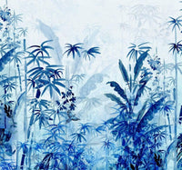 Komar Blue Jungle Papier Peint Intissé 300x280cm 3 bandes | Yourdecoration.fr