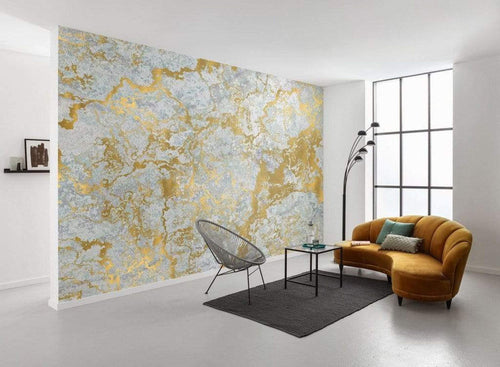 Komar Marbelous Papier Peint Intissé 400x280cm 8 bandes ambiance | Yourdecoration.fr